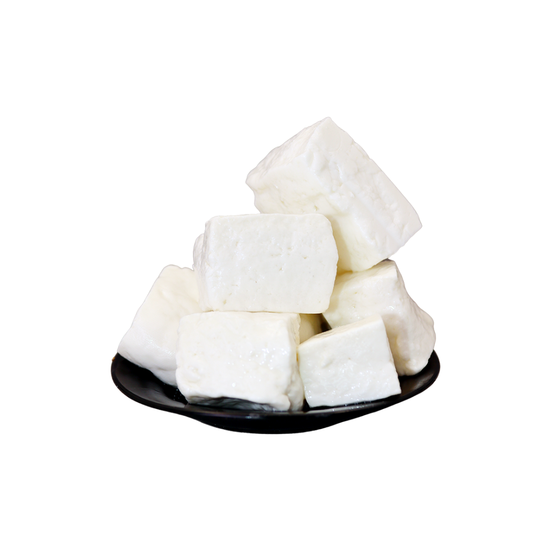 boiled white sheep cheese